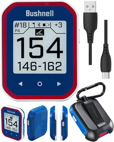 Bushnell Phantom 3 Slope GPS Golf Green with Slope Technology, Touchscreen, Magnetic Cart Mount with Wearable4U Towel Bundle in Kuwait