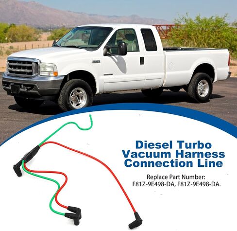 7.3L Diesel Turbo Vacuum Harness Connection Line Replacement for Ford F250 F350 1999 2000 2001 2002 2003 F450 F550 Excursion 2000 2001 2002 2003, F81Z-9E498-DA in Saudi Arabia