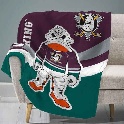 Sleep Squad Edmonton Oilers Connor McDavid 60" x 80" Raschel Plush Blanket – an NHL Throw in Kuwait