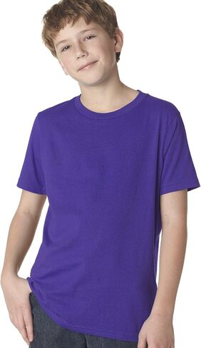 Next Level Youth Boys’ Cotton Crew S PURPLE RUSH in Saudi Arabia