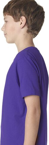 Next Level Youth Boys’ Cotton Crew S PURPLE RUSH in Saudi Arabia
