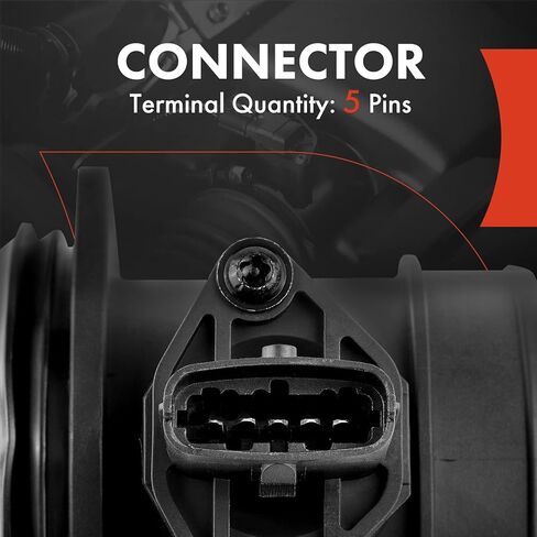 A-Premium Mass Air Flow Sensor Meter Assembly W/ 5Pins [fits 2.3 2.4 2.5 2.9 3.0 3.2L] Compatible with Cadillac CTS & Saturn Vue & Volvo C30, C70, S40, S60, S80, V50, V70, XC70 2003-2007, XC90 03-06 in Saudi Arabia