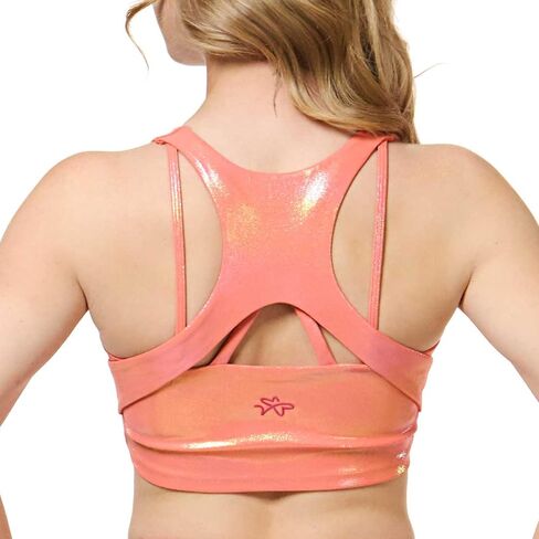 Dragonwing V-Neck Crop Top (Designed for Dance, Gymnastics, Cheer and Workouts) in Saudi Arabia