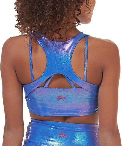 Dragonwing V-Neck Crop Top (Designed for Dance, Gymnastics, Cheer and Workouts) in Saudi Arabia