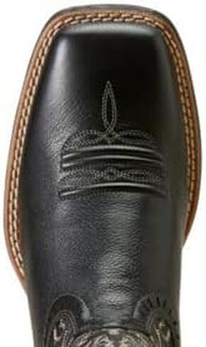 Ariat Womens Round Up Remuda Western Boot Black Deertan 9 Wide in Saudi Arabia