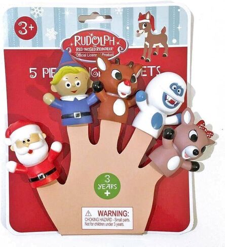 Eric Carle 4 Piece Finger Puppet Set, Very Hungry Caterpillar and Friends, Oversized, Multi-Colored in Kuwait