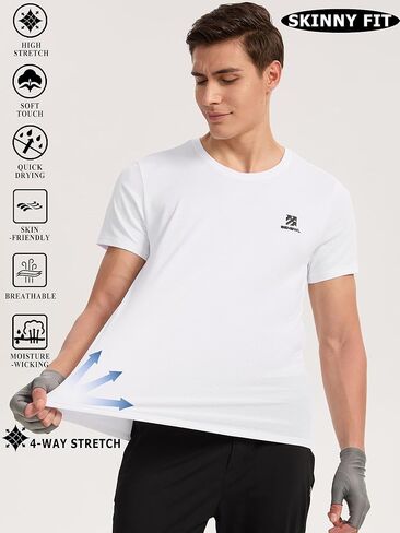 قمصان Pickleball للرجال تي شيرت رياضي ماص للرطوبة وسريع الجفاف in Kuwait