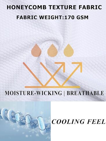 قمصان Pickleball للرجال تي شيرت رياضي ماص للرطوبة وسريع الجفاف in Kuwait