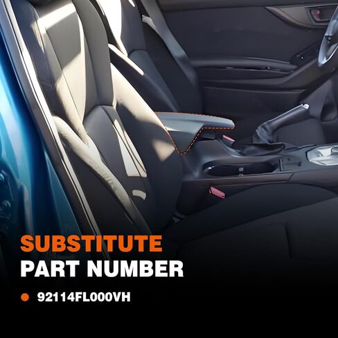 Center Console Lid Assembly Compatible with Crosstrek 2018-2023 Impreza 2017-2023 92114FL000VH in Saudi Arabia