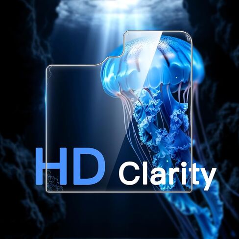 JETech Front Screen Protector for Samsung Galaxy Z Flip 6, Tempered Glass Film with Easy Installation Tool, Case-Friendly, HD Clear, 3-Pack in Saudi Arabia