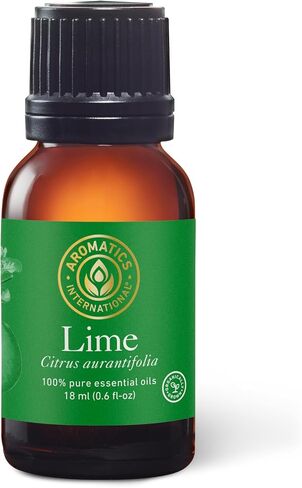 Aromatics International Premium Organic Lemon Essential Oil 5ml | 100% Pure Essential Oil for Diffusion & Aromatherapy in Kuwait