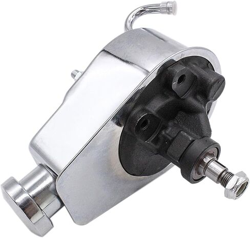 مضخة توجيه كهربائية LWP من BestParts مع مجموعة فضية بكرة أخدود مزدوجة متوافقة مع GM Chevy Pontiac SBC BBC 265 283 305 327 350 383 400 مع وحدات keyway مضخة مياه طويلة in Saudi Arabia