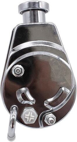 مضخة توجيه كهربائية LWP من BestParts مع مجموعة فضية بكرة أخدود مزدوجة متوافقة مع GM Chevy Pontiac SBC BBC 265 283 305 327 350 383 400 مع وحدات keyway مضخة مياه طويلة in Saudi Arabia