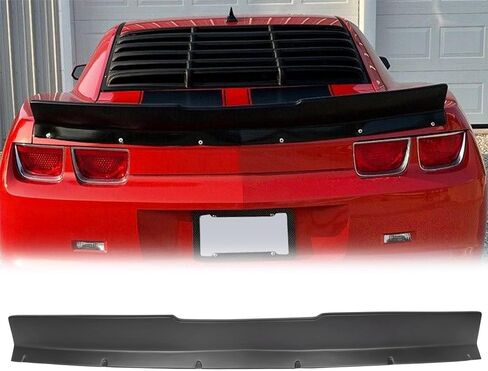 جناح سبويلر خلفي من HECASA متوافق مع 2010-2013 تشيفي شيفروليه كامارو LS LT SS 2SS 1SS 1LT ZL1 سبويلر جناح غطاء صندوق السيارة الخلفي (أسود) in Saudi Arabia