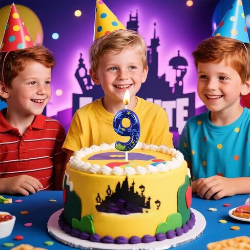 شمعة عيد الميلاد الثامن للخفاش الأسود، 8 شموع لكعكة الخفاش، عدد 8 شموع عيد ميلاد بطابع البطل للأولاد والبنات لوازم حفلات أعياد الميلاد (الخفاش، رقم 8) in Saudi Arabia