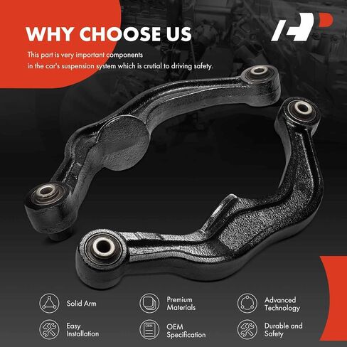 A-Premium 2 x Rear Upper Suspension Lateral Arms, with Bushing, Compatible with Subaru Outback 2000/2003, Legacy 2000-2009 in Saudi Arabia