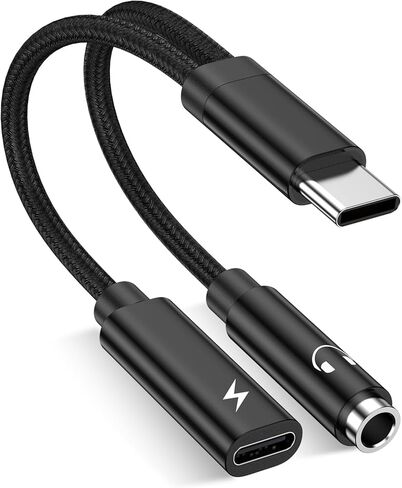 AILKIN USB C to 3.5mm Audio Jack Adapter, 2Pack Aux Cord to iPhone 15 Pro Max Dongle Headphone Jack Adapter with Microphone, Apple Adapter Headphone Jack for Samsung Galaxy S24 S23, Google Pixel 8 7 in Saudi Arabia
