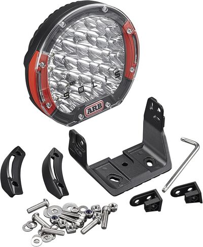 ARB INTENSITY SOLIS SJB36S ضوء قيادة 36 LED، شعاع موضعي مع حواف قابلة للتبديل باللونين الأحمر والأسود 9 بوصات، فردية in Saudi Arabia