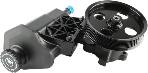 Power Steering Pump with Reservoir Compatible with 2003-2007 Dodge Ram 2500/3500 (Snap-Ring Retained Backplate, Except ZF Pump) & 2005-2007 Dodge Ram 4000 | Replace# 20-70268, 5073241AA in Saudi Arabia