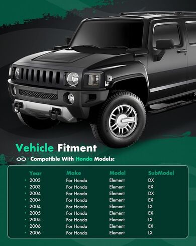 قضبان متقاطعة لحامل السقف من SCITOO تناسب Honda Element 2003 2004 2005 2006 2007 2008 2009 2010 2011، لحقيبة حمل البضائع على السطح وسلة الأمتعة وقارب الكاياك والدراجة على الجليد ولوح التزلج in Saudi Arabia
