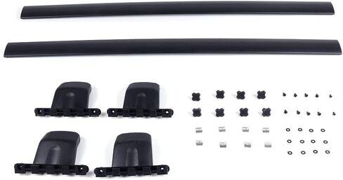 Roof Rack CrossBars Baggage Carrier Black for Honda Pilot 2009-2015 120LBS, 2 x Roof rack Side Rails,2 x Roof rack crossbars(Necessary Mounting Hardware Are Included.) in Saudi Arabia