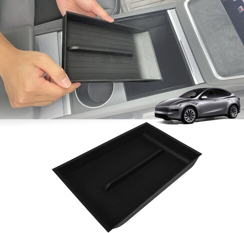 Center Console Organizer Tray for Tesla Model Y Refresh Juniper 2025-2026 - Model Y Accessories Center Console Organizer Easy Installation, Enhanced Storage in Kuwait