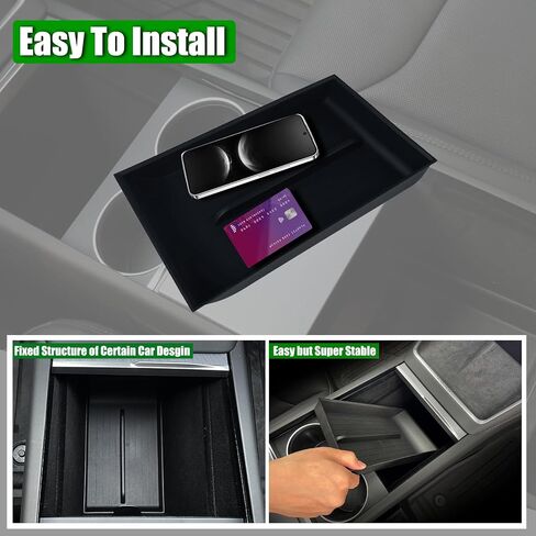Center Console Organizer Tray for Tesla Model Y Refresh Juniper 2025-2026 - Model Y Accessories Center Console Organizer Easy Installation, Enhanced Storage in Kuwait