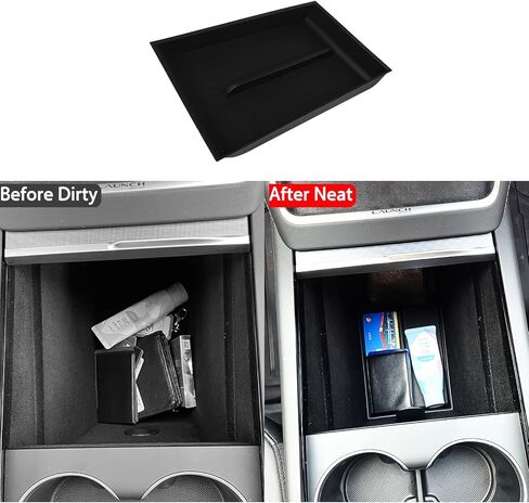 Center Console Organizer Tray for Tesla Model Y Refresh Juniper 2025-2026 - Model Y Accessories Center Console Organizer Easy Installation, Enhanced Storage in Kuwait