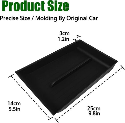 Center Console Organizer Tray for Tesla Model Y Refresh Juniper 2025-2026 - Model Y Accessories Center Console Organizer Easy Installation, Enhanced Storage in Kuwait