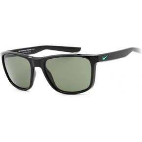 Nike Golf Endeavor Square Sunglasses, Black/Neptune Green, OneSize in Saudi Arabia