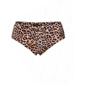 seamoly Deep Blue Polka Dots Print Bowknot Decor Beach Swim Bottom Boyshorts in Saudi Arabia