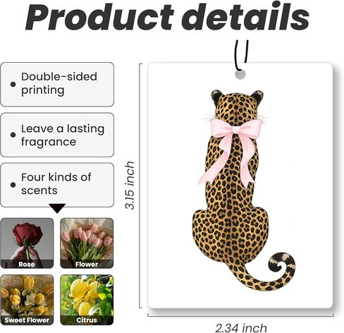 Preppy Coquette Pink Bow Floral Car Air Freshener 4 Pcs - Trendy How Lucky Are We Bow Flowers Air Freshener Hanging Decor for Cars Closet Drawer Books, Girly Car Accessories Mirror Decor for Women in Saudi Arabia