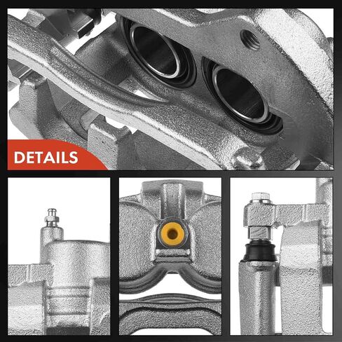 A-Premium Disc Brake Caliper Assembly with Bracket Compatible with Select Buick, Chevy and Cadillac Models - Allure/LaCrosse 2008-2009, Lucerne/DTS 2006-2011, Impala, Impala Limited - Front Passenger in Saudi Arabia