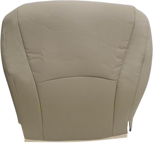 GXARTS Driver Side Bottom Replacement Perforated Leather Seat Cover Tan #LB40 or LA40 or LA03 Compatible with Toyota Highlander 2008 2009 2010 2011 2012 2013 in Saudi Arabia