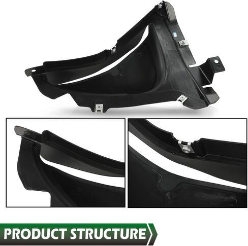 GRAND ORANGE Front Engine Splash Shield Left & Right Side Compatible with BMW 5-Series 535i 550i 528i Base 2011-2016 2.0L 3.0L 4.4L, BM1228155, BM1228154 Front Bottom Wheel Arch Covers in Saudi Arabia
