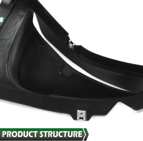 GRAND ORANGE Front Engine Splash Shield Left & Right Side Compatible with BMW 5-Series 535i 550i 528i Base 2011-2016 2.0L 3.0L 4.4L, BM1228155, BM1228154 Front Bottom Wheel Arch Covers in Saudi Arabia