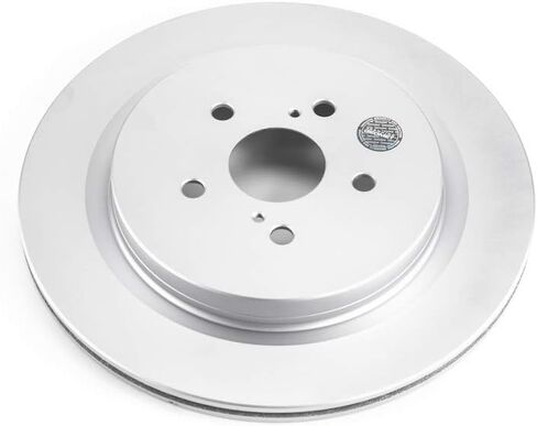 Power Stop JBR1737EVC دوار الفرامل الخلفي أو الخلفي الأيمن الأصلي المطلي هندسيًا لـ RX350، RX350L، RX450h، RX450hL، LS500، LS500h، Mirai [نموذج محدد] in Saudi Arabia