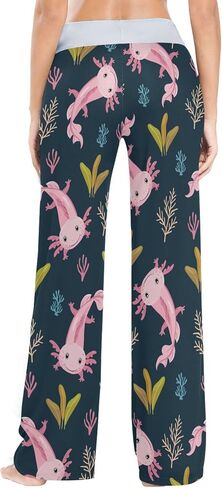 Women's Comfy Casual Lounge Pants Drawstring Palazzo Wide Leg Pajama Pants in Kuwait