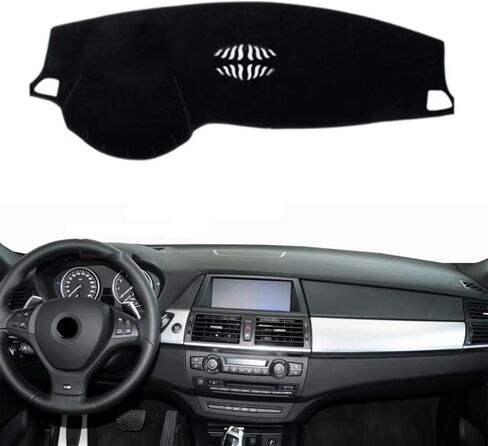 يصلح لسيارات BMW X5 2008-2013 No HUD ، غطاء داش ، داش حصيرة ، غطاء لوحة سيارة ، غطاء لوحة داش حصيرة السجاد ، اكسسوارات السيارات الداخلية in Kuwait
