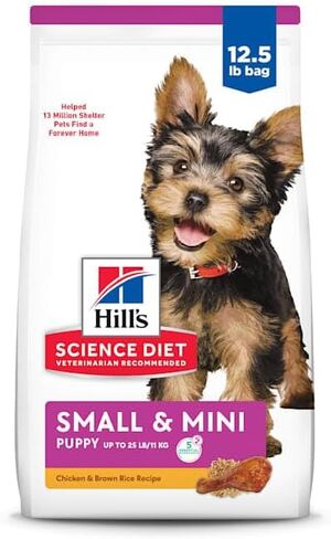 جرو الحمية العلمية للعلوم ، جرو ، جرو ، سلالات صغيرة وميكان تولد جرو مميز ، طعام جاف للكلاب ، الدجاج ، الأرز البني ، الشعير ، 4.5 رطل كيس in Kuwait