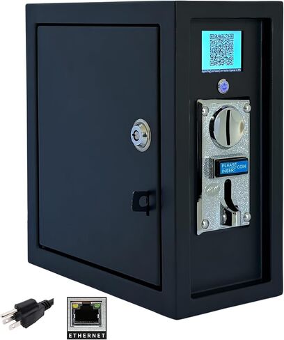 Sintron ST-005 220V LCD Coin & Mobile Payment for Apple Paypal الذي يعمل بصندوق الطاقة للتحكم في المؤقت مع NEMA 14-30R 4 Prong لآلة البيع، وكراسي التدليك، وملمعات الأحذية، والغسالات، والمجفف in Kuwait