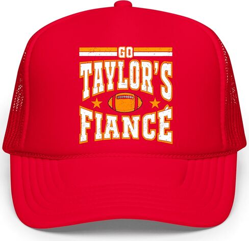 قبعة Go Taylors Fiance Trucker للنساء من الإسفنج الأمامي الكلاسيكي الشبكي ذو 5 ألواح in Saudi Arabia