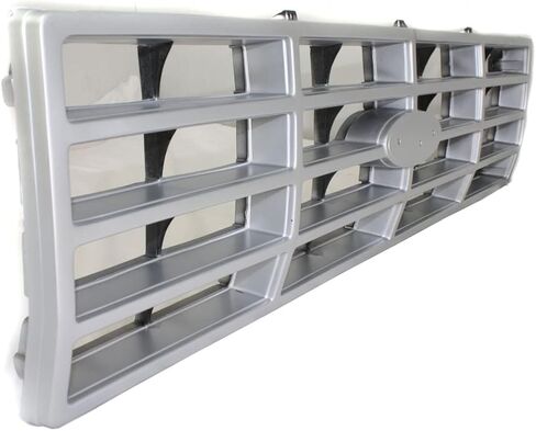 For Ford F-100 Grille Assembly 1982 1983 | Silver Shell w/Black Insert | Plastic | FO1200117 | E3TZ8200F in Saudi Arabia