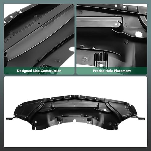 YHTAUTO Front Engine Splash Shield Compatible with Dodge Challenger 2013-2023, V6 3.6L, V8 5.7L, Plastic Black Splash Guard Engine Case Guards in Saudi Arabia