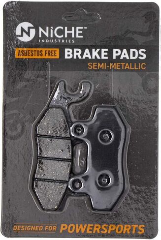 NICHE Brake Pad Set for Yamaha TTR230 Kawasaki KLR650 Suzuki AN400 (Semi-Metallic) in Saudi Arabia