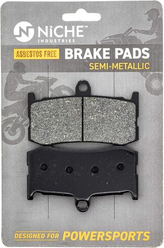 NICHE Brake Pad Set for Triumph Daytona 675 T2021221 Front Left/Right Semi-Metallic 2 Pack in Saudi Arabia