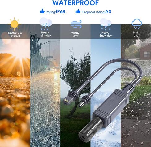 حاقن GigE السلبي Starlink PoE، 3 في 1 150 واط Starlink Gen 2 12 فولت مجموعة تحويل مع محول SPX ومحول DC 9-36 فولت/150 واط، بدون سلك قطع محول إيثرنت Starlink لـ Starlink Standard V2 Dishy in Kuwait