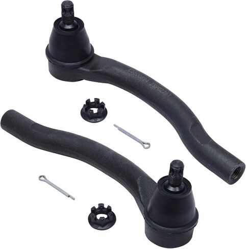 Detroit Axle - Front 4pc Sway Bars Tie Rods for 09-15 Honda Pilot 07-13 Acura MDX ZDX, 2 Sway Bars 2 Outer Tie Rods 2009 2010 2011 2012 2013 Replacement in Saudi Arabia