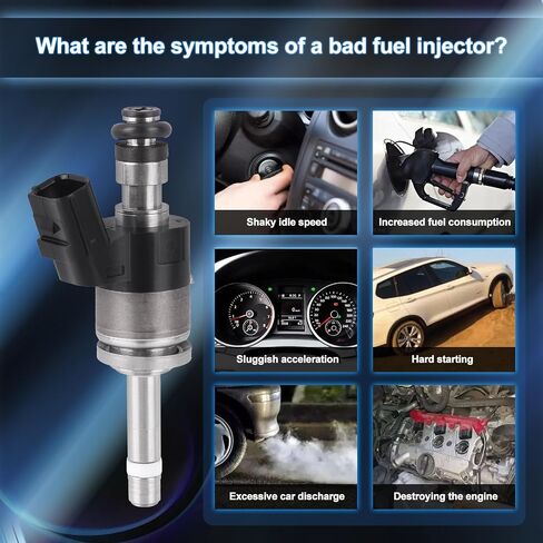 Fuel Injectors Pack of 4 6 Holes Compatible with Honda Civic 2017-2020 CR-V 2017-2020 Accord 2018-2020 1.5L L4 in Saudi Arabia