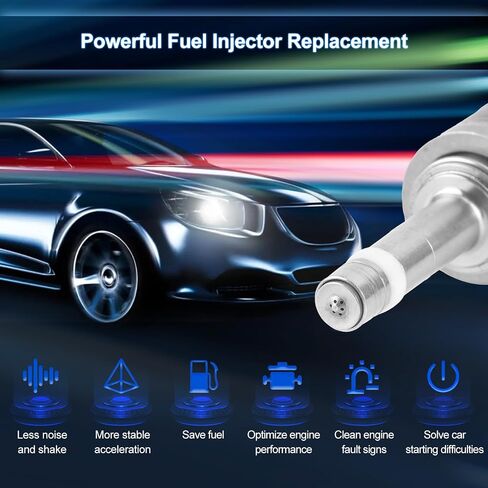 Fuel Injectors Pack of 4 6 Holes Compatible with Honda Civic 2017-2020 CR-V 2017-2020 Accord 2018-2020 1.5L L4 in Saudi Arabia
